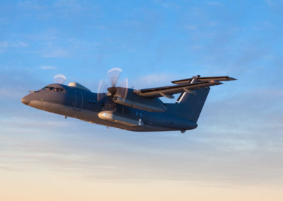 Dash-8 in flight